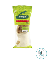 Титбит лакомство для собак Нога говяжья резаная (мягкая упаковка) 1 шт