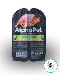 Альфа Пет д/кошек стерилиз. с кроликом 80 г