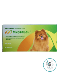Миртацен для собак 30 т 3,75 мг