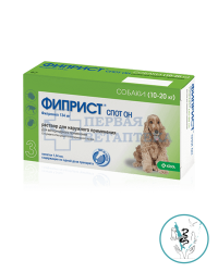 ФИНПРИСТ спот он (для собак 10-20 кг) 1 пипетка 1,34 мл
