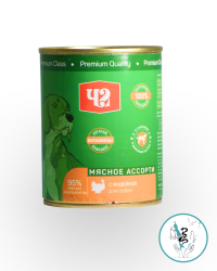 ЧГ конс д/собак с индейкой 340г