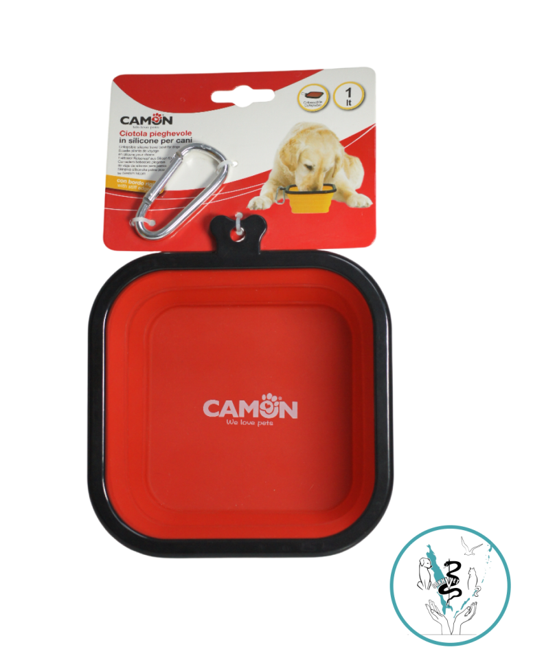 Миска складная дорожная 100 мл красная