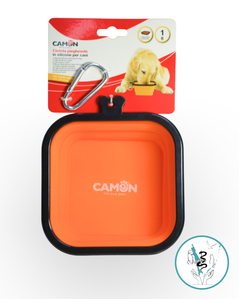 Миска складная дорожная 100 мл оранжевая