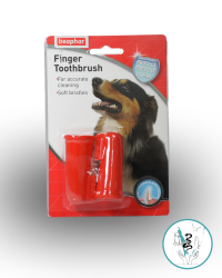 Беафар Зубная щетка двойная на палец 1 шт