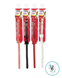 Ошейник с бантом розовый 10*280 мм