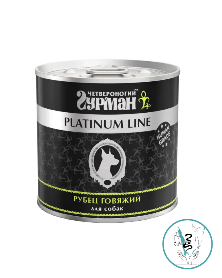 ЧГ Платинум д/собак рубец говяжий в желе 240г