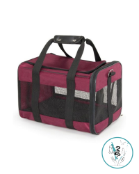 Сумка-переноска для мал.животных бордо