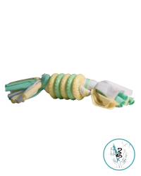 Игрушка кольца из ТПР на лентах 21 см зеленый