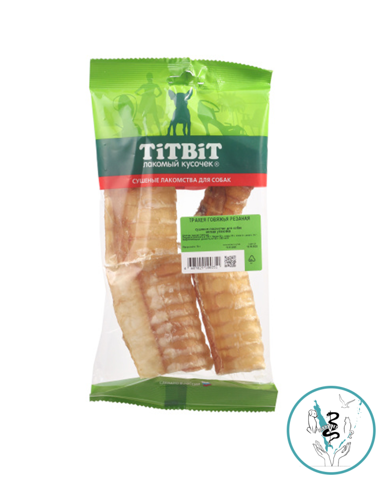 Титбит д\с трахея говяжья резаная 