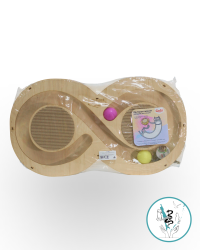 Игровой трек для кошек с когтеточкой 