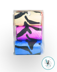 Пакеты для фекалий цветные (6 рулонов)