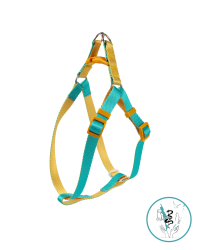 Шлейка для мелких пород двухцветная 