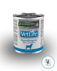 Vet Life DUCK & POTATO влажный корм д/собак 300 гр 