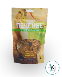 Деревенские лакомства для\собак Печенье с уткой и яблоками 100 гр
