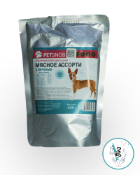 Пауч д/с мясное ассорти с печенью 400 г