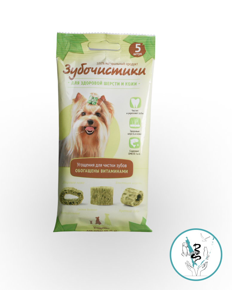 Зубочистики для собак мини-пород до 10 кг Мятные 60 гр.