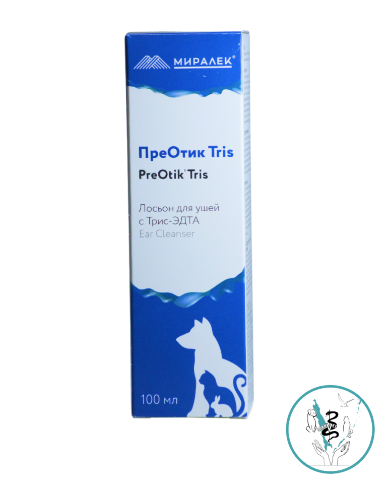 Лосьон для ушей Преотик TRIS 100 мл Лосьон для ушей Преотик TRIS 100 мл