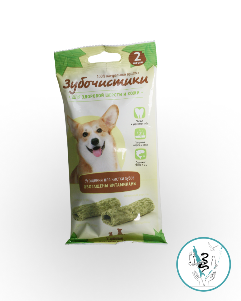 Зубочистики для собак средних пород 10-25 кг Мятные 70 гр