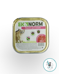 Еконорм паштет д/кошек с телятиной и сердцем 100 гр