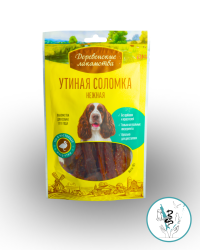 Деревенкие лакомства для взрослых собак  Утиная соломка 90 гр
