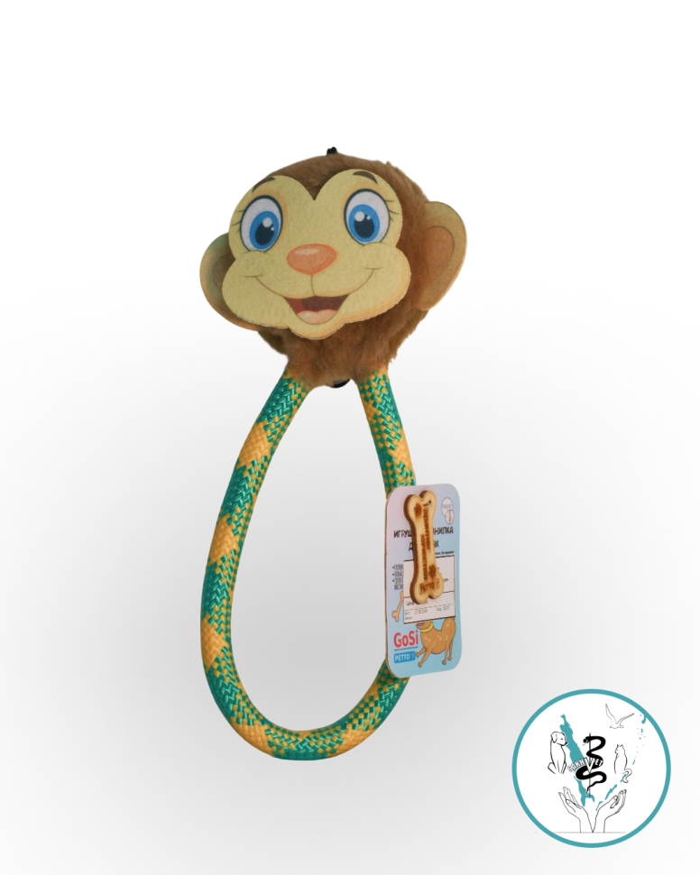 Игрушка обезьянка на шнуре