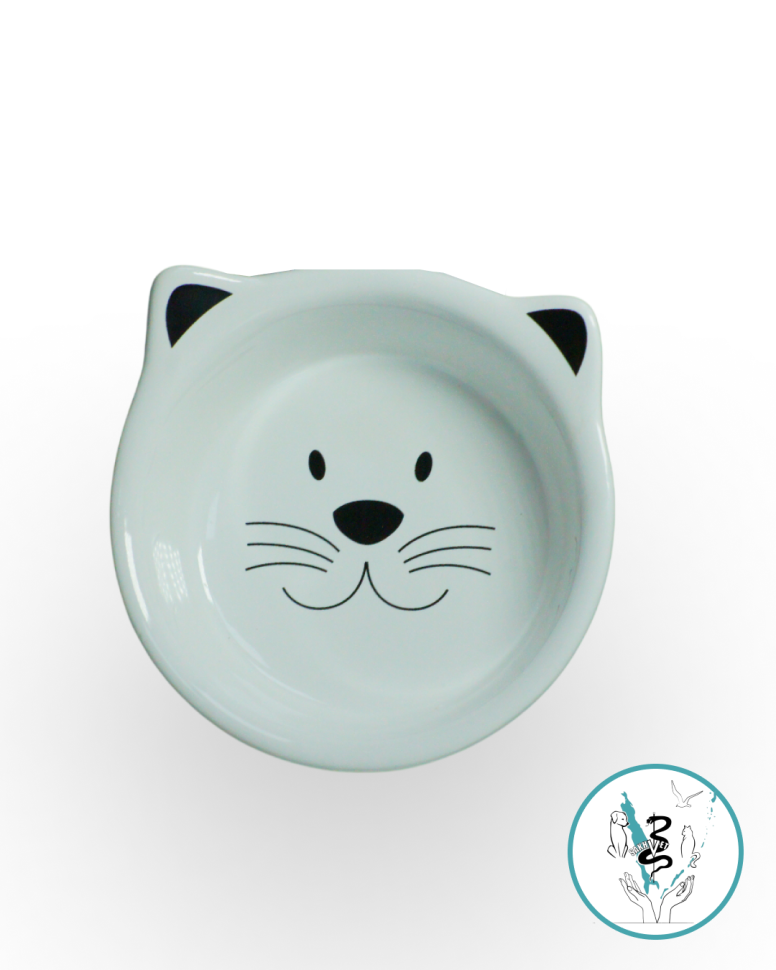 Миска керамика  "Веселый котик" 200 мл