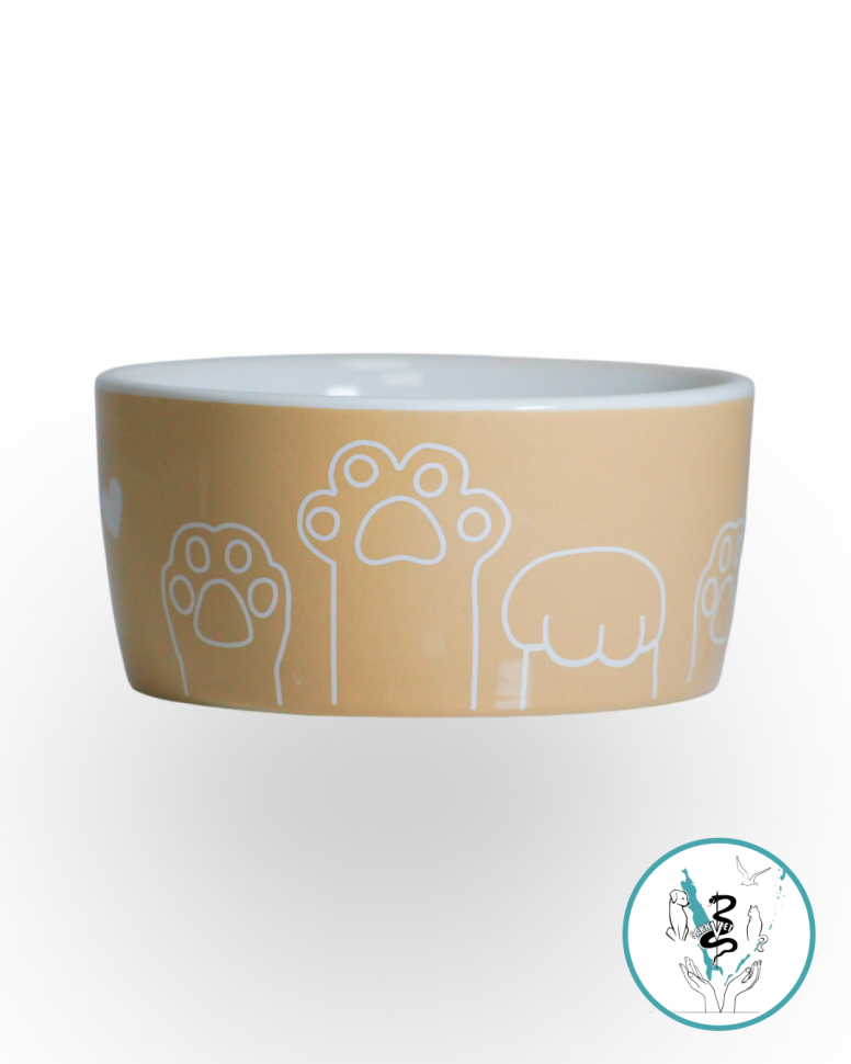 Миска керамика  "Лапки" 200 мл