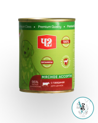 ЧГ Конс д/собак щенки говядина 340 г