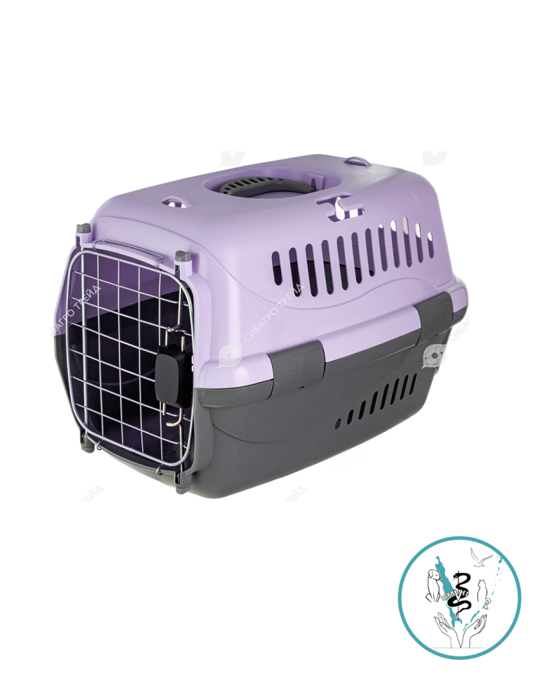 Переноска д/живот "Турне" фиолетовая S