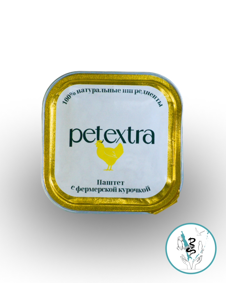Петекстра Влажный корм для взрослых кошек (курочка) 100 гр.